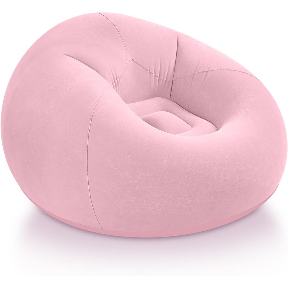 Kids Outdoor Seating - Kursi Bean Bag Tiup, Warna Merah