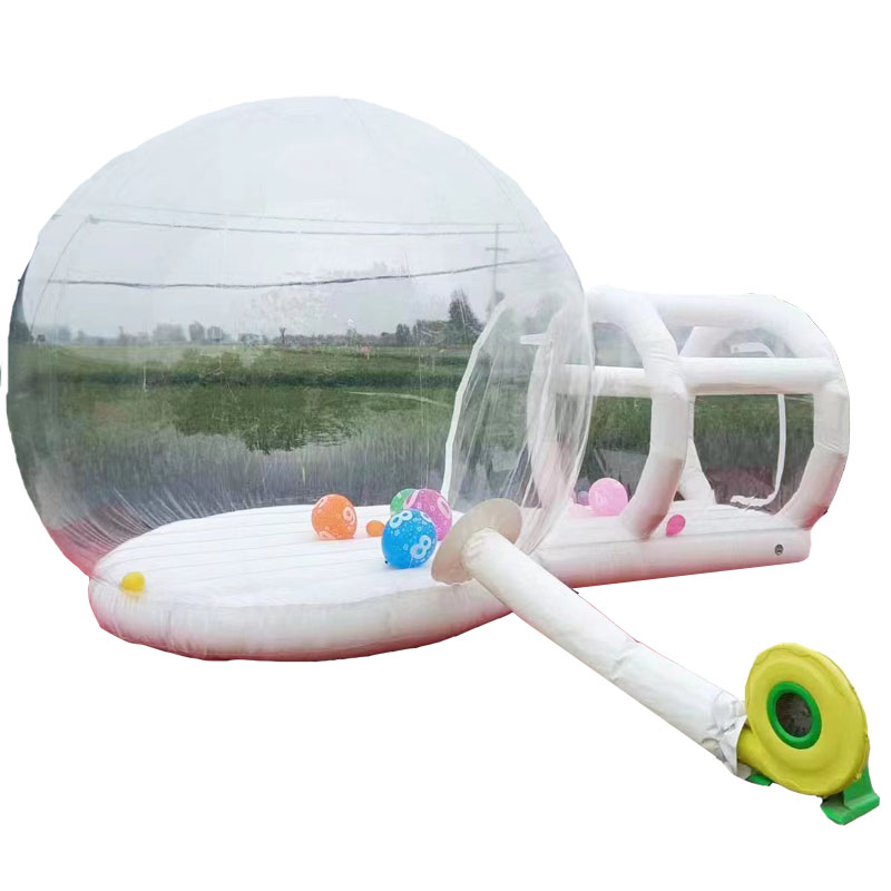 Kids Outdoor Jumping Castle - Rumah Kastil Tiup PVC Putih untuk