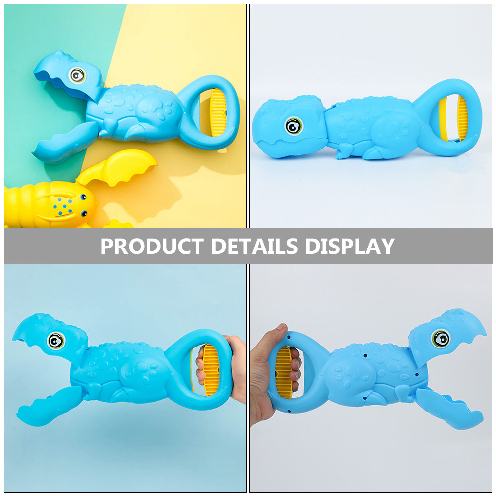 Kids Outdoor Tools - Penjepit Sampah Plastik Berbentuk Buaya Kartun,