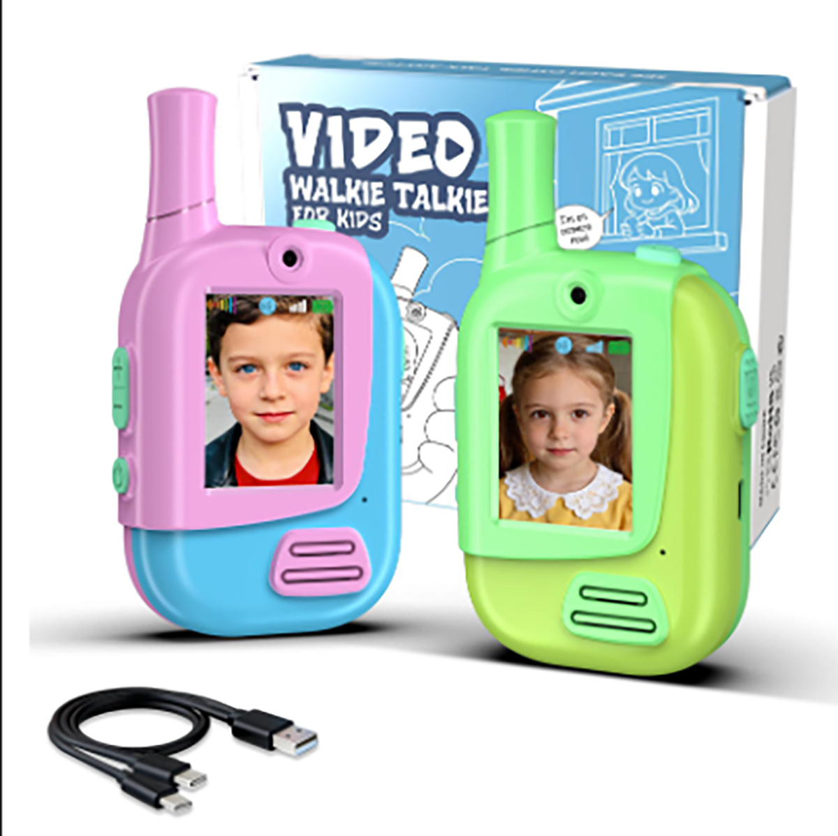 Kids Outdoor Videos - 2 Paket Walkie Talkie Video Anak