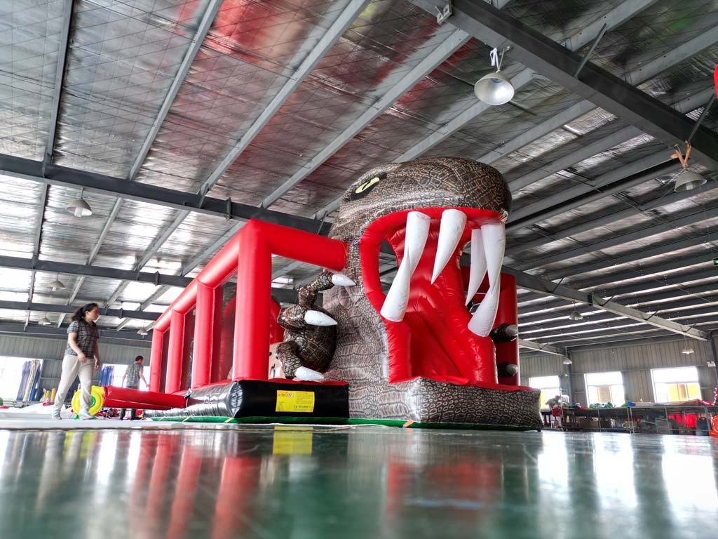 Kids Outdoor Jumping Castle - Wahana Lompat Tiup PVC Komersial, Kastil