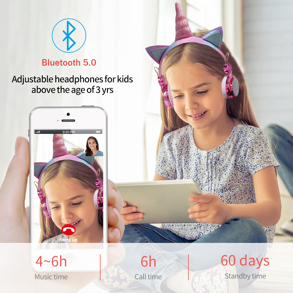 Earphone Nirkabel Unicorn Lucu - Kids Outdoor Videos ulasan dan harga
