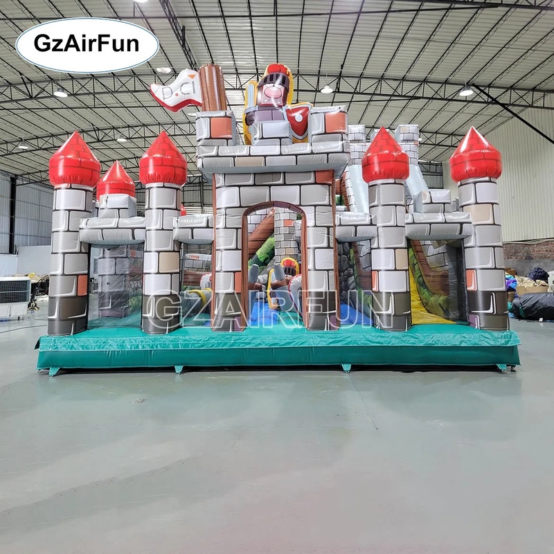 Rumah Loncat Tiup Kastil Ksatr - Kids Outdoor Obstacle Course Equipment ulasan dan harga