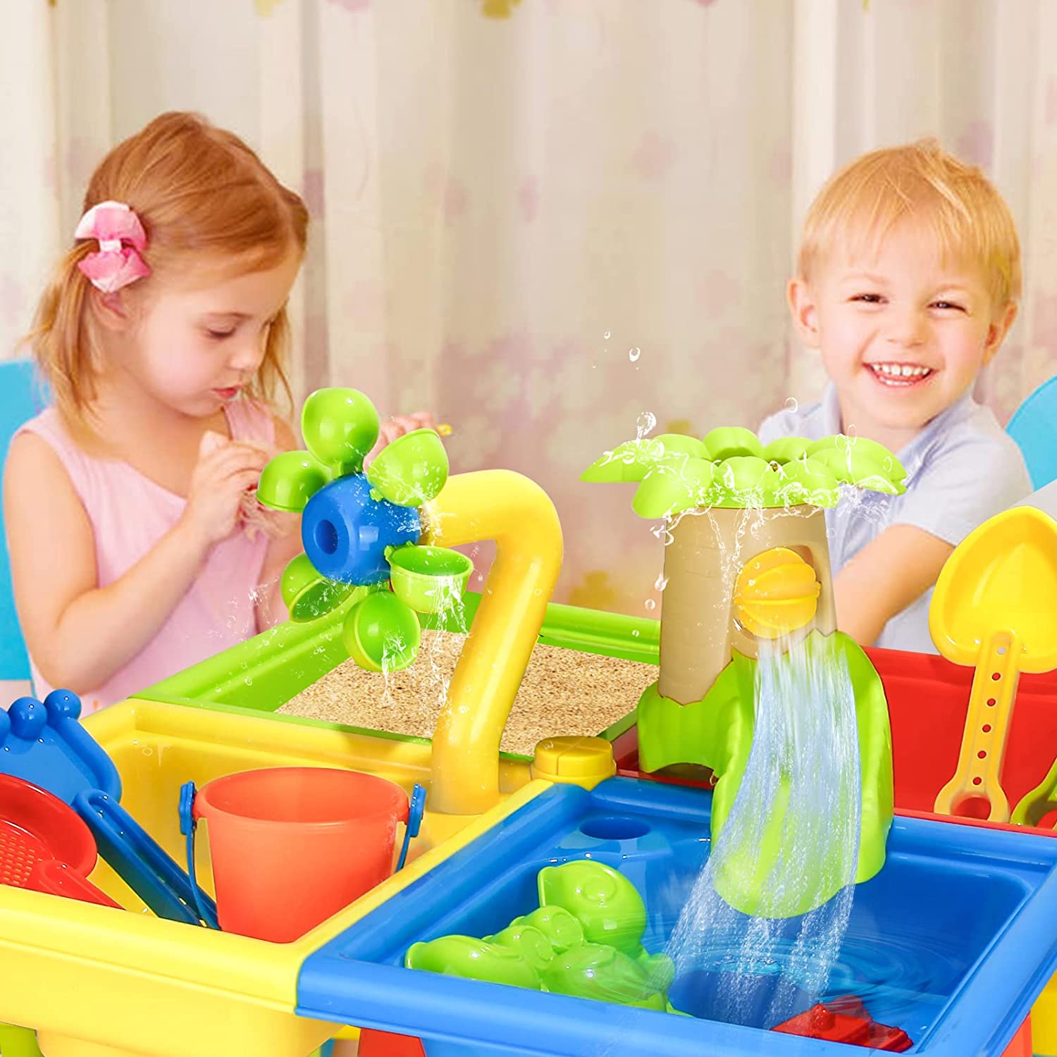 Meja pantai bermain pasir main - Kids Outdoor Nature Play ulasan dan harga
