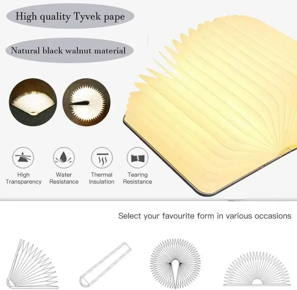 Lampu Buku 3D Lampu Malam LED  - Kids Outdoor Wooden Table ulasan dan harga