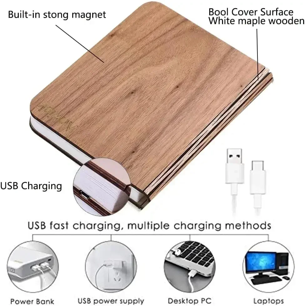 Lampu Buku 3D Lampu Malam LED  - Kids Outdoor Wooden Table ulasan dan harga