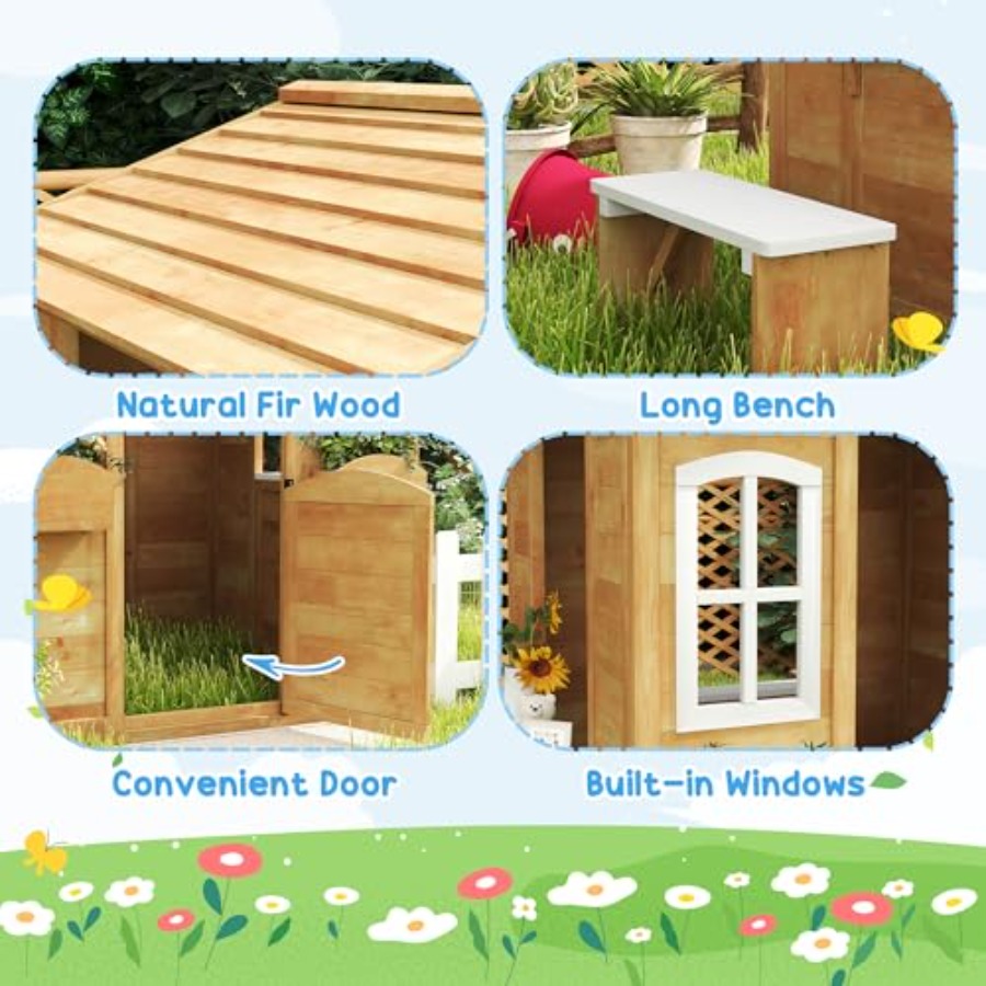Rumah Bermain Luar Ruangan Unt - Kids Outdoor Nature Play ulasan dan harga