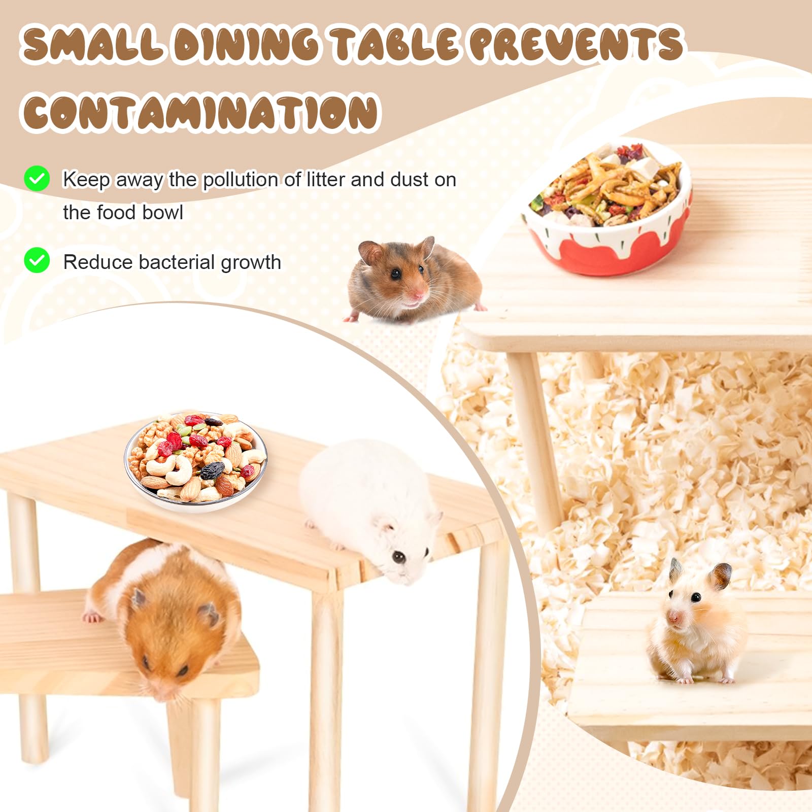 Meja Bermain Hamster dari Kayu - Kids Outdoor Wooden Table ulasan dan harga
