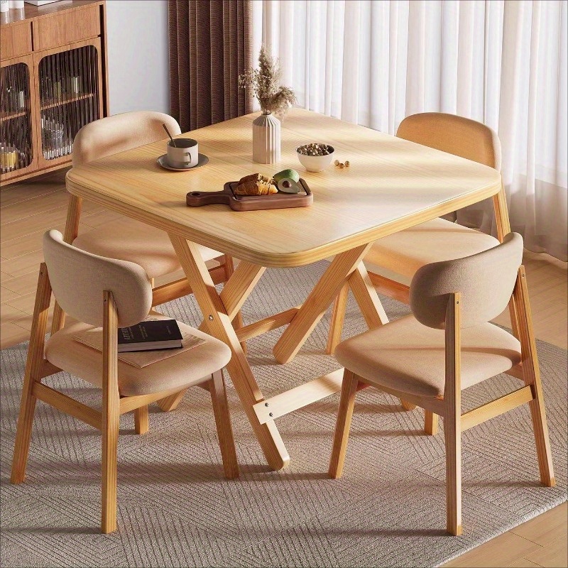 1 buah meja persegi lipat kayu - Kids Outdoor Wooden Table ulasan dan harga