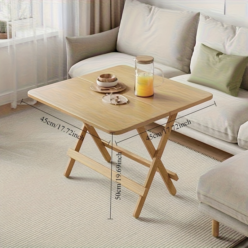 1 buah meja persegi lipat kayu - Kids Outdoor Wooden Table ulasan dan harga