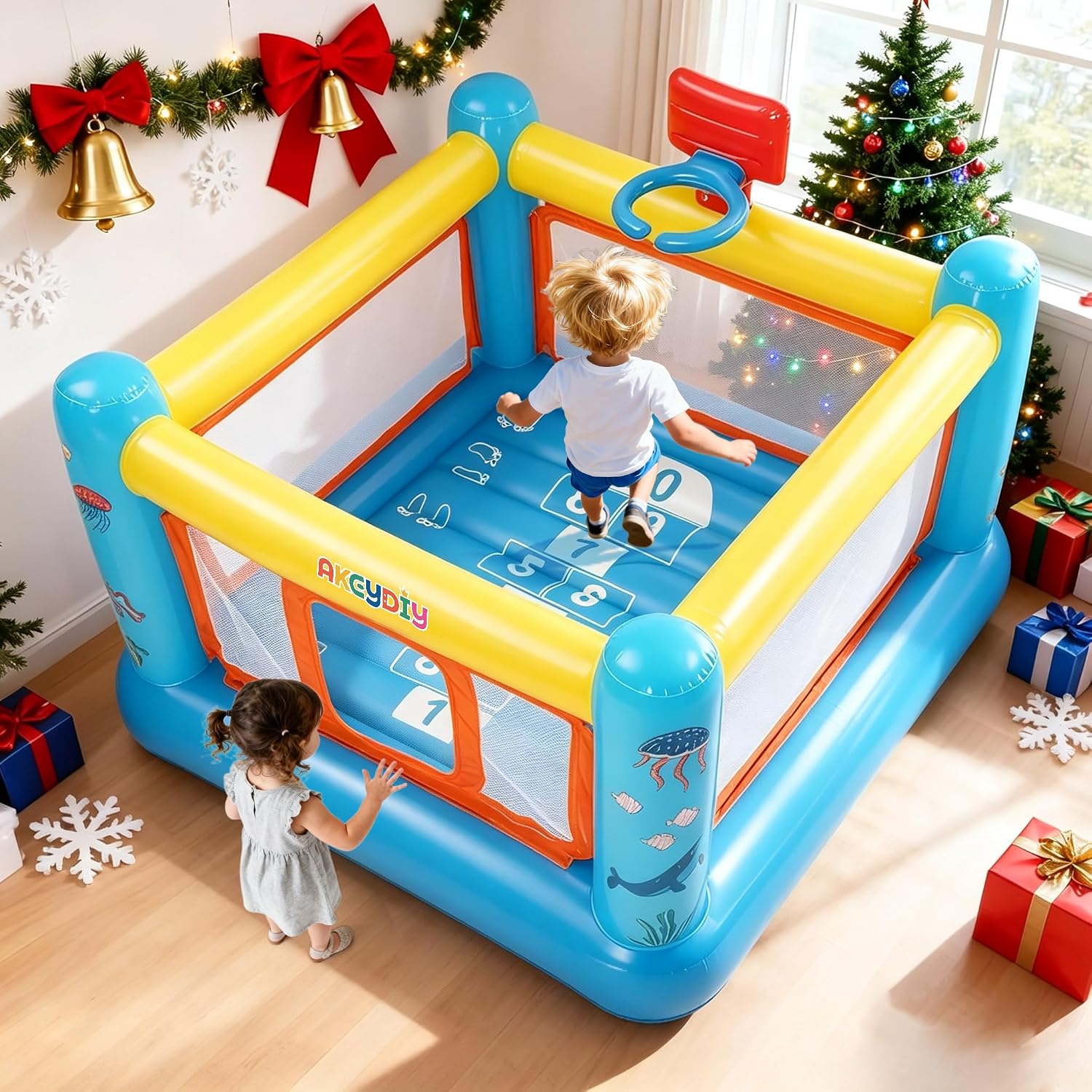 Rumah Loncat, Rumah Loncat Tiu - Kids Outdoor Jumping Castle ulasan dan harga