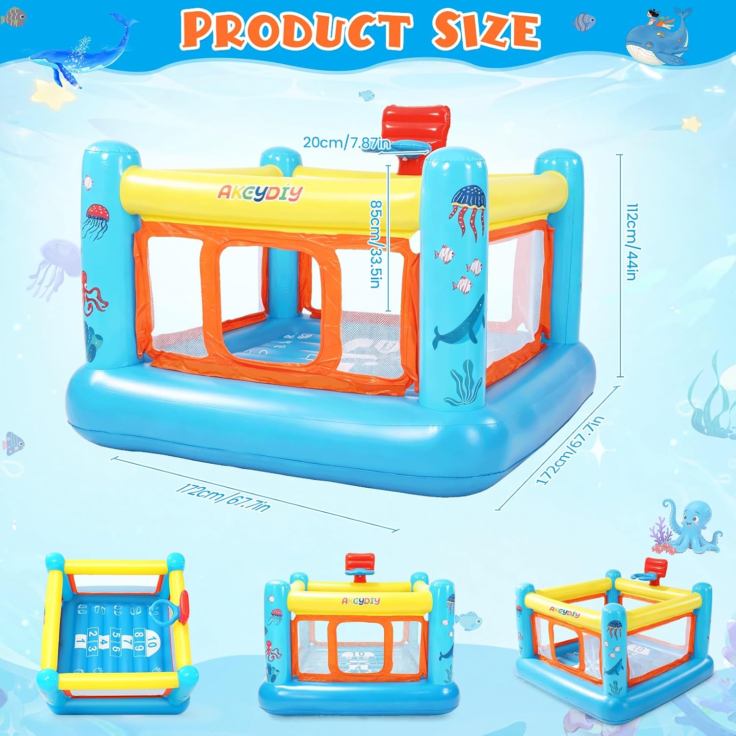Rumah Loncat, Rumah Loncat Tiu - Kids Outdoor Jumping Castle ulasan dan harga