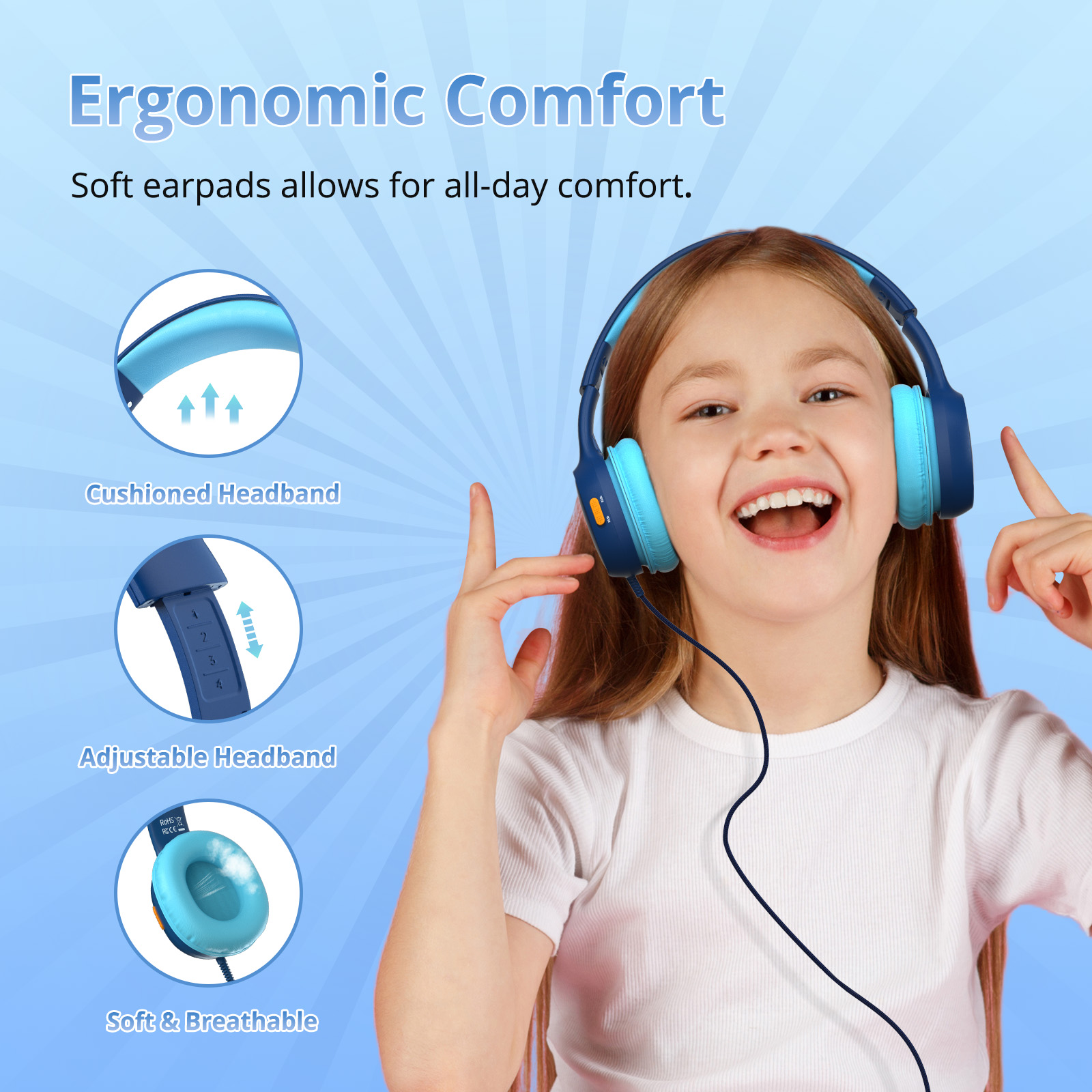 Headphone Tronsmart, Headset A - Kids Outdoor Videos ulasan dan harga
