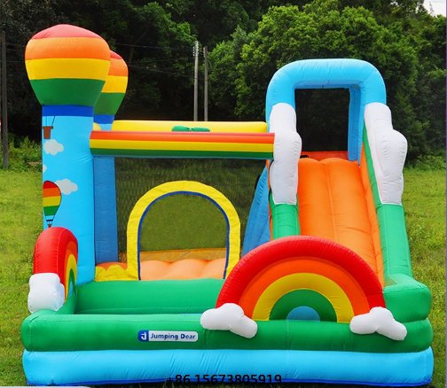Kastil Tiup Anak dengan Selunc - Kids Outdoor Jumping Castle ulasan dan harga