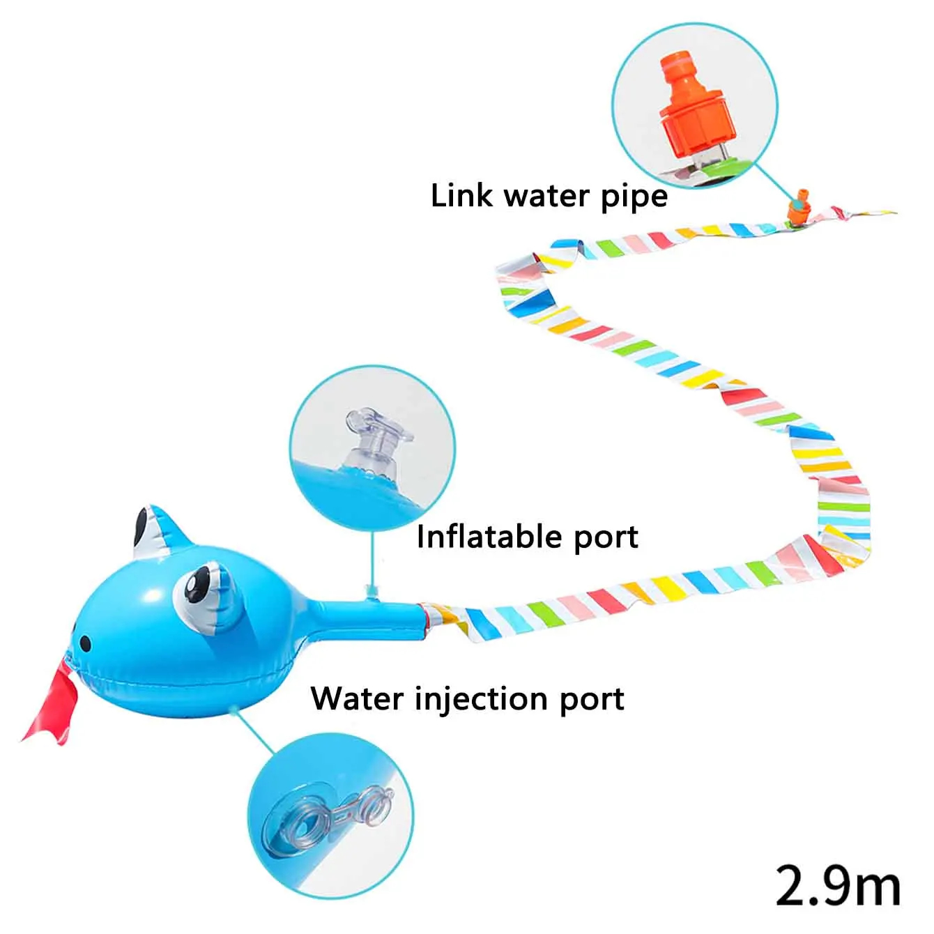 Mainan Ular Semprot Air Tiup 2 - Kids Outdoor Tools ulasan dan harga