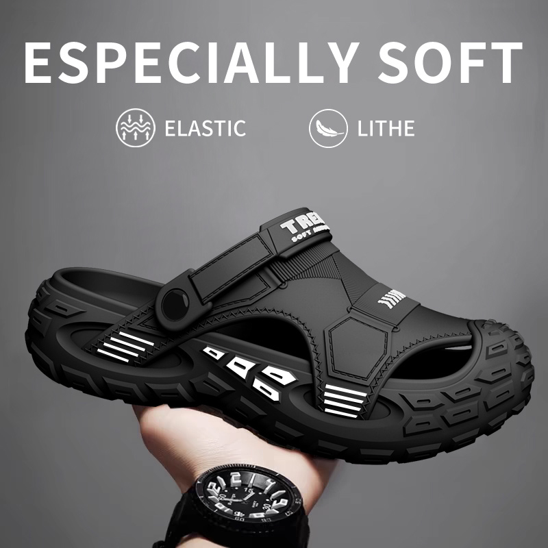 Sepatu Clog Pria untuk Luar Ru - Kids Outdoor Tools ulasan dan harga