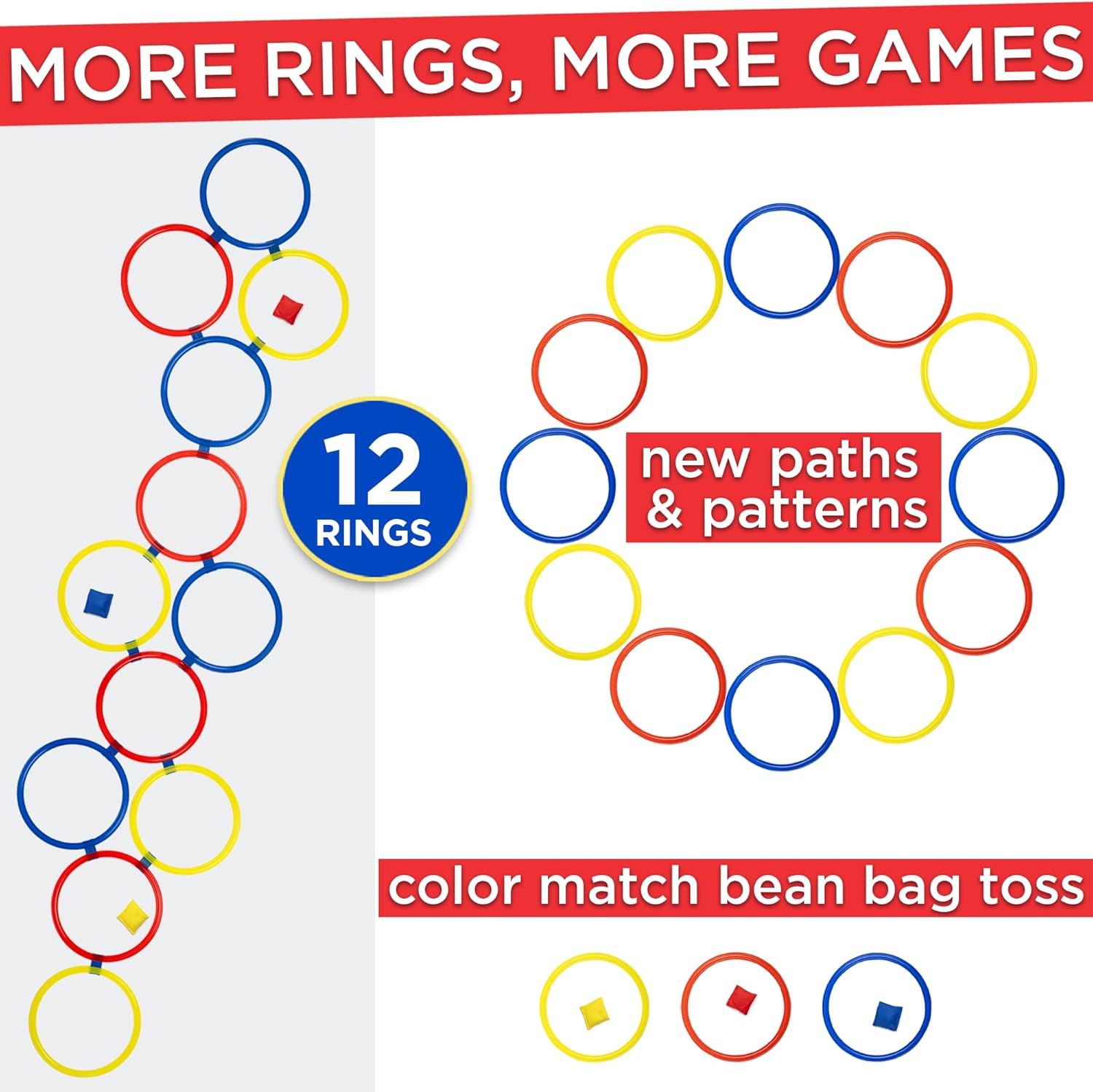 Ring Hopscotch, Ring Ukuran 12 - Kids Outdoor Bean Bag ulasan dan harga