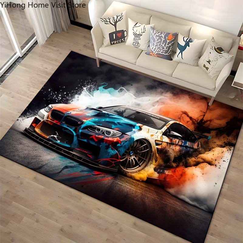 Karpet Area Racing Car Art RS7 - Kids Outdoor Seating ulasan dan harga