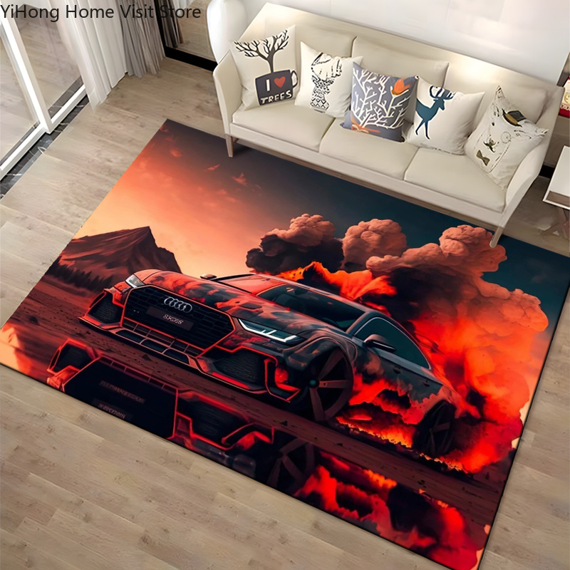 Karpet Area Racing Car Art RS7 - Kids Outdoor Seating ulasan dan harga