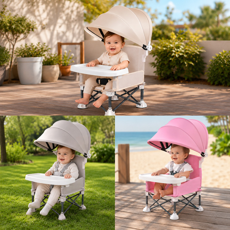 Kursi Makan bayi lipat dengan  - Kids Outdoor Seating ulasan dan harga