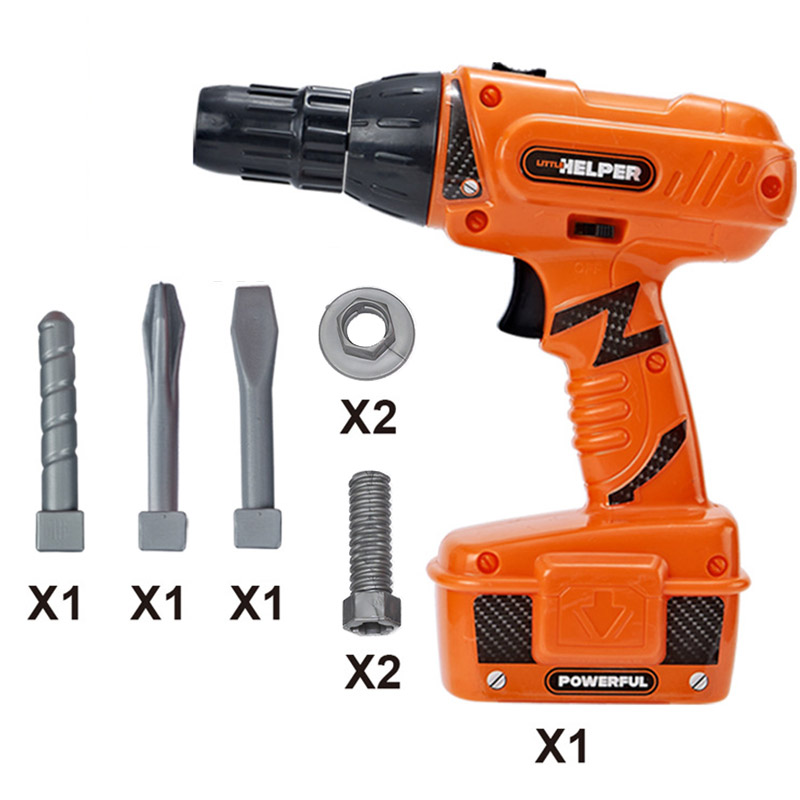 Alat Mainan Bor Listrik BO Sim - Kids Outdoor Tools ulasan dan harga
