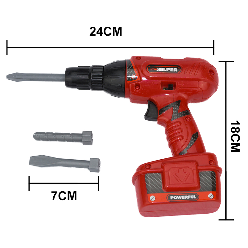 Alat Mainan Bor Listrik BO Sim - Kids Outdoor Tools ulasan dan harga