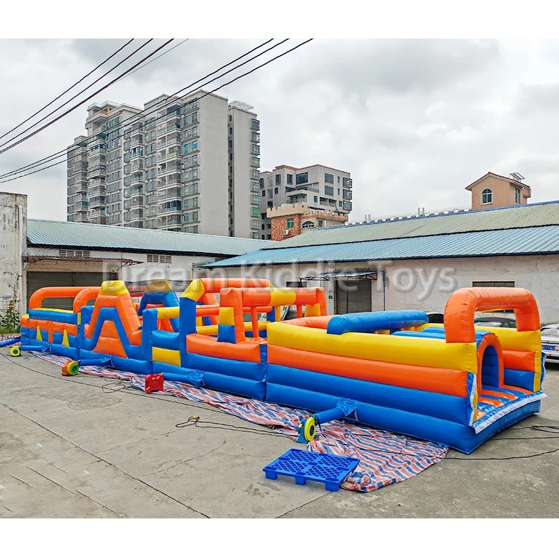 Terowongan Rintangan Tiup PVC  - Kids Outdoor Obstacle Course Equipment ulasan dan harga