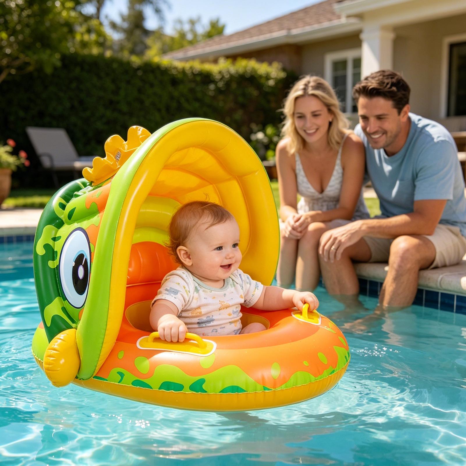 Kursi Tiup Anak dengan Kanopi  - Kids Outdoor Seating ulasan dan harga