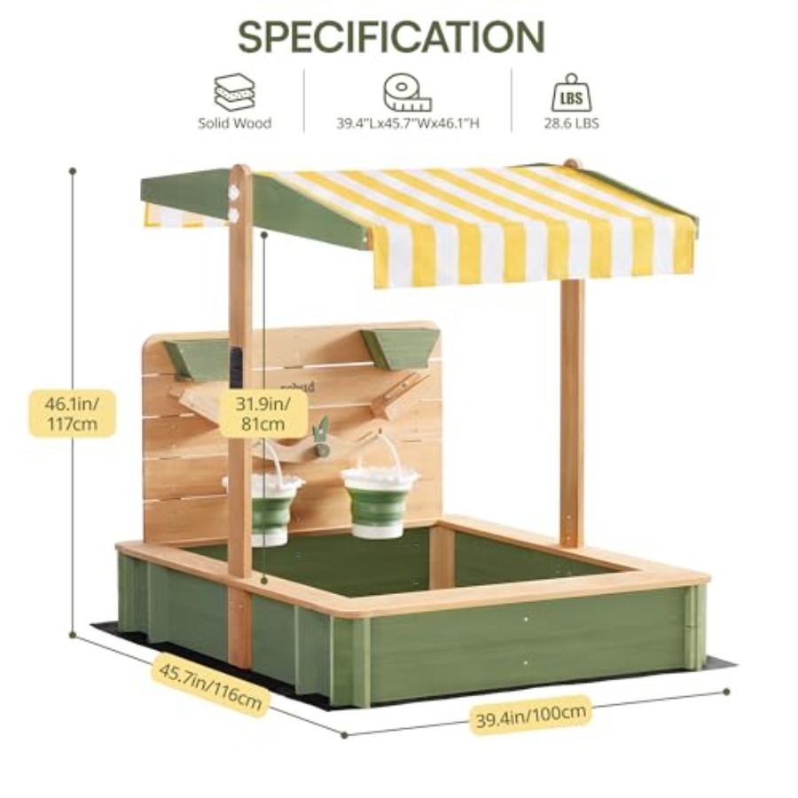 Kotak pasir luar ruangan untuk - Kids Outdoor Seating ulasan dan harga