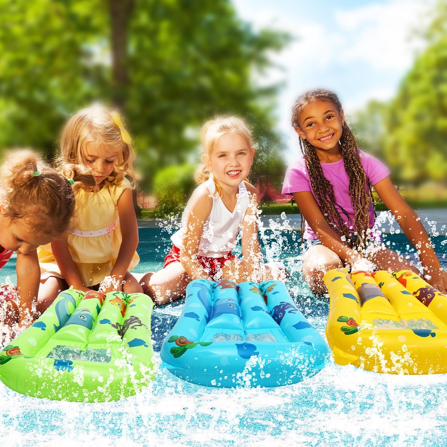 Pelampung Air Tiup Bentuk Cawa - Kids Outdoor Seating ulasan dan harga
