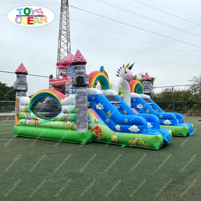 Rumah Loncat Tiup Anak-Anak Uk - Kids Outdoor Jumping Castle ulasan dan harga