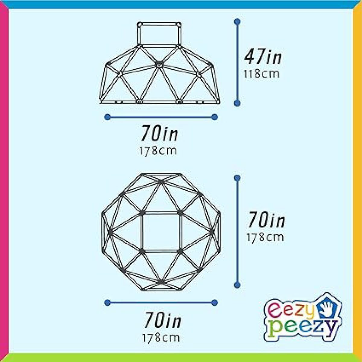 Climber with Top - Set Permain - Kids Outdoor Dome Climber ulasan dan harga