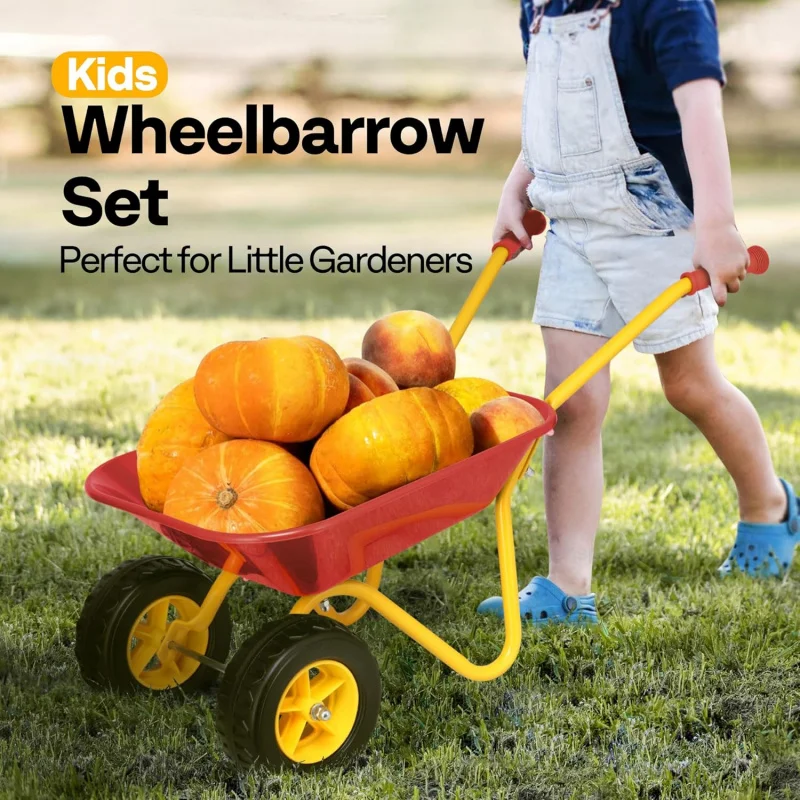 Gerobak Anak-anak dengan Set A - Kids Outdoor Tools ulasan dan harga