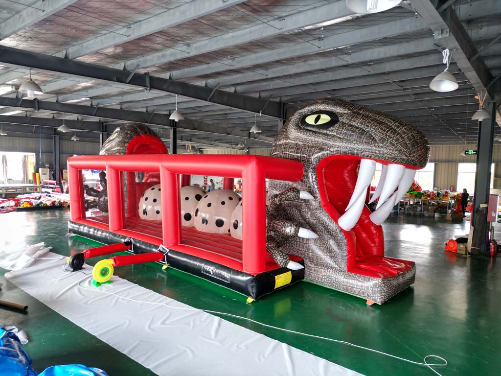 Wahana Lompat Tiup PVC Komersi - Kids Outdoor Jumping Castle ulasan dan harga
