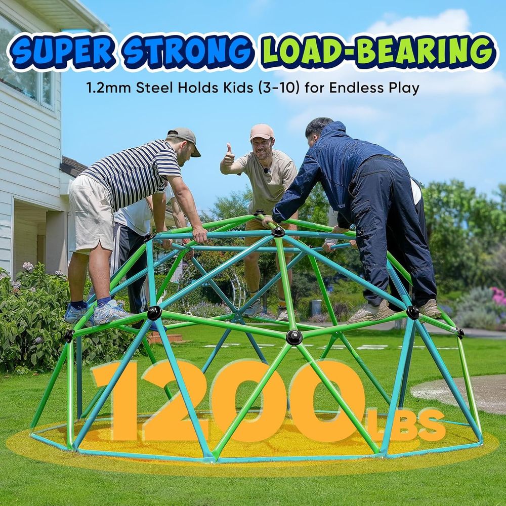 Zupapa10T ClimDome dengan Hamm - Kids Outdoor Dome Climber ulasan dan harga