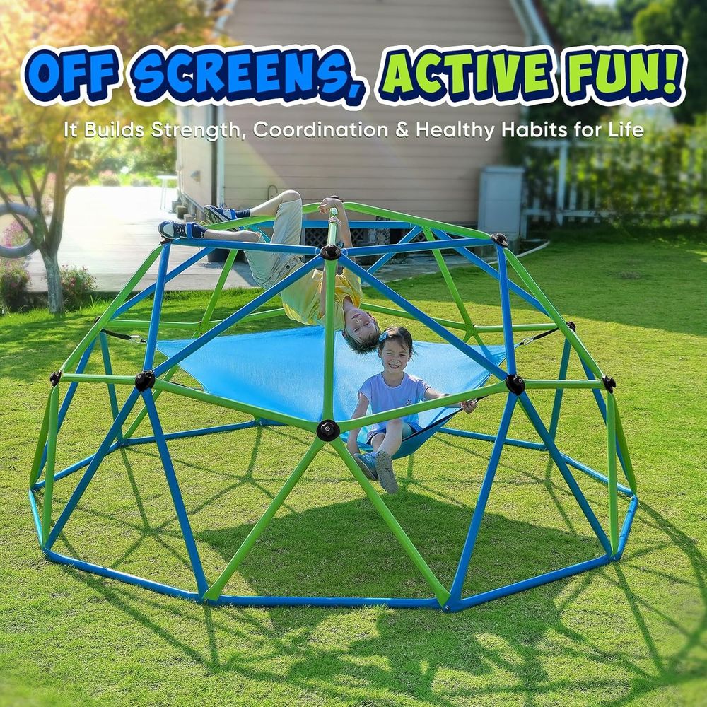 Zupapa10T ClimDome dengan Hamm - Kids Outdoor Dome Climber ulasan dan harga